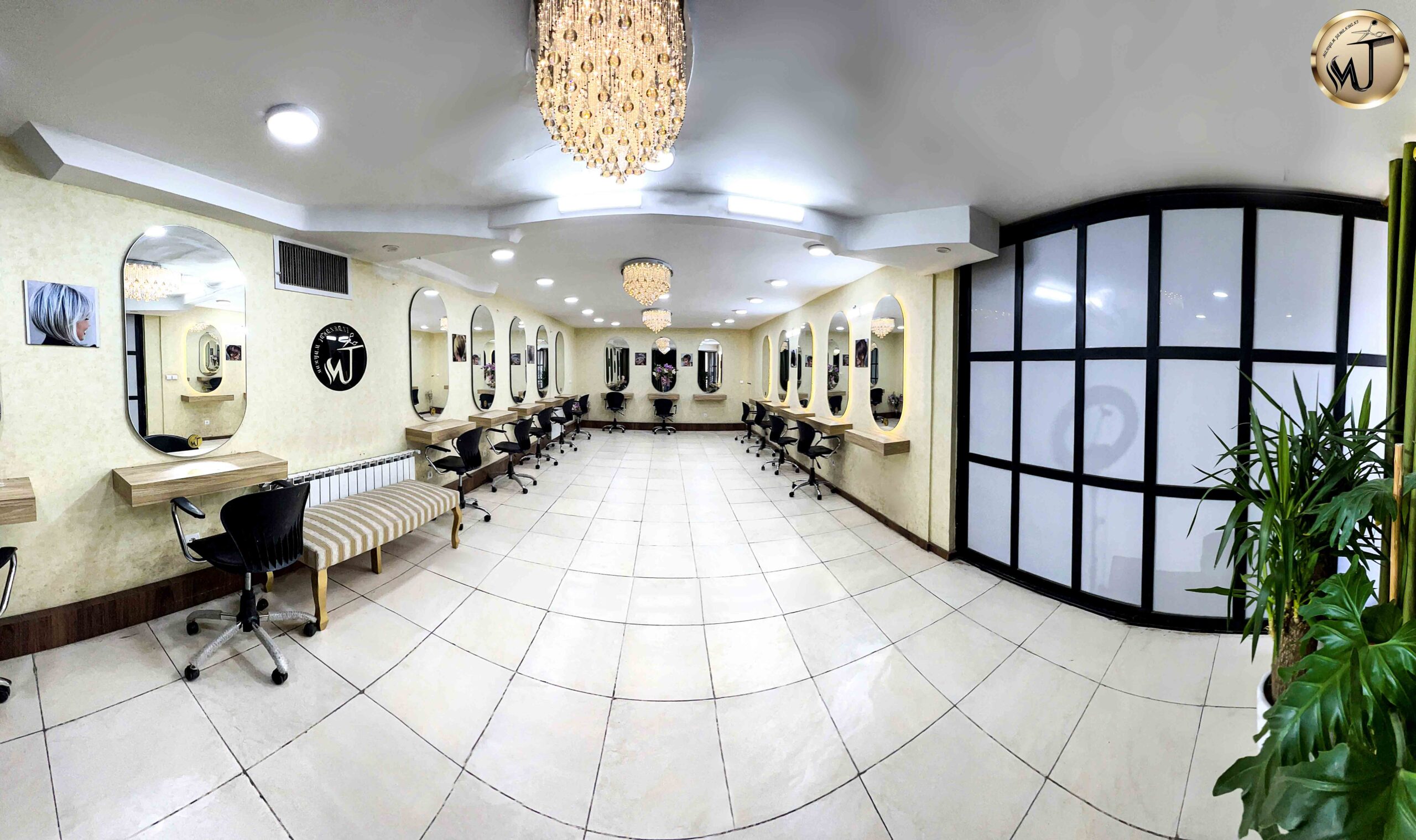 محیط آموزشگاه کوتاهی مو مریم جهانبانی